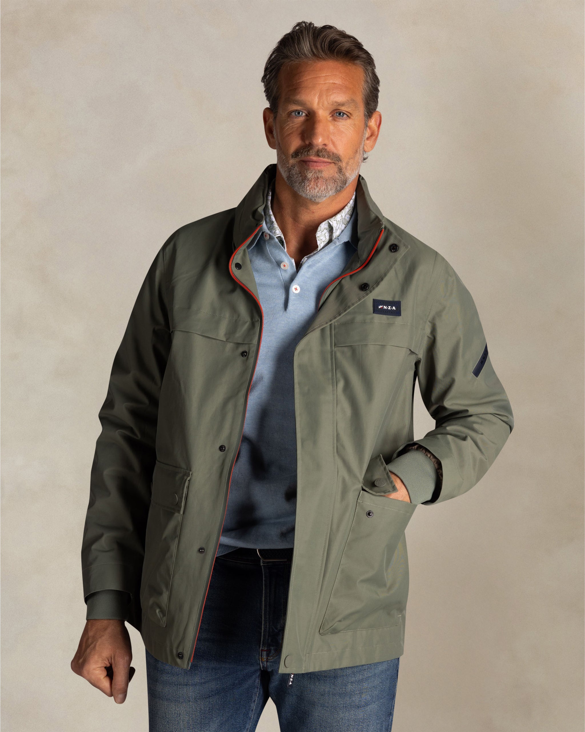 Green technical fieldjacket Green technical fieldjacket