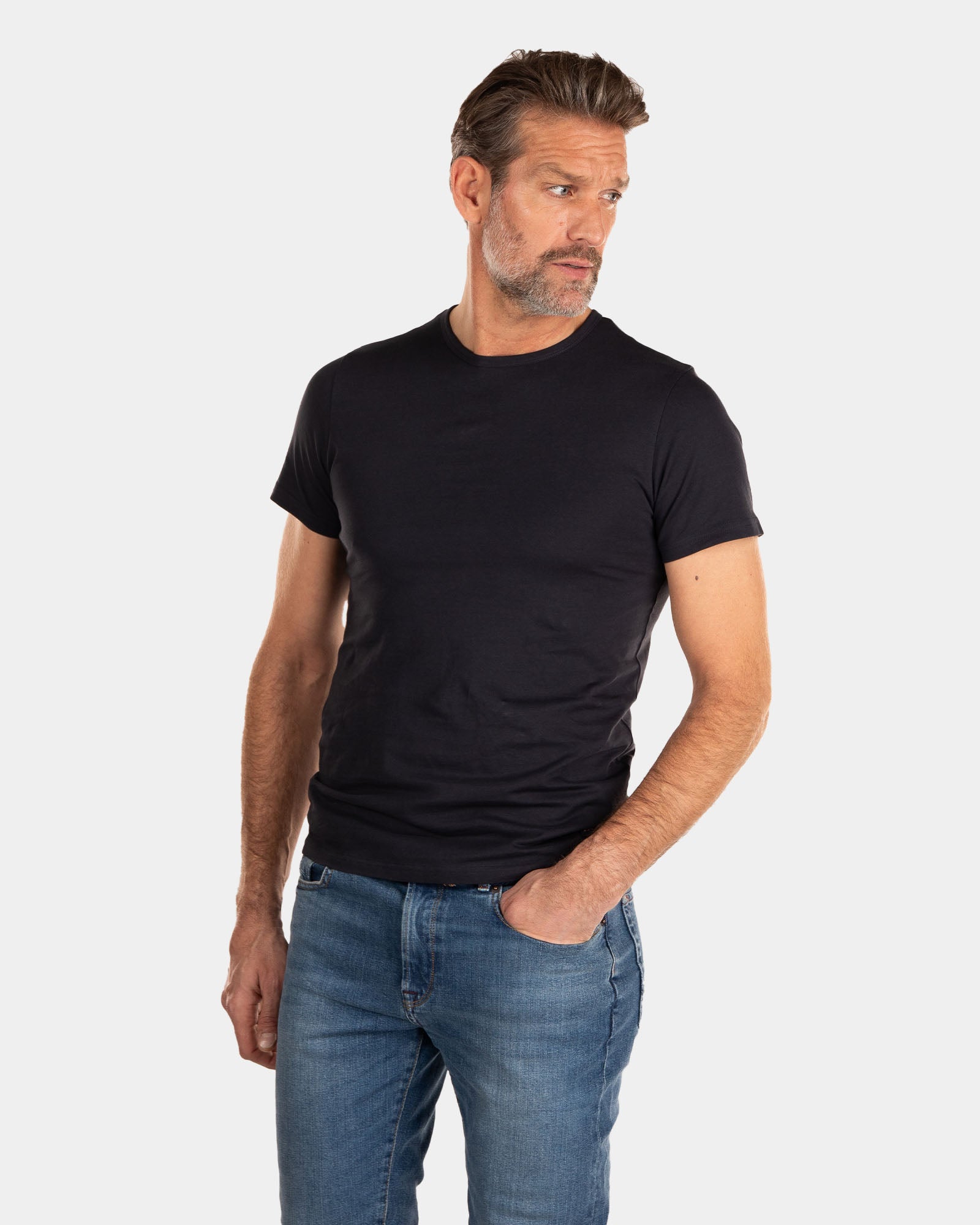 Basic t-shirt 2 pack - Blue Navy Basic t-shirt 2 pack - Blue Navy